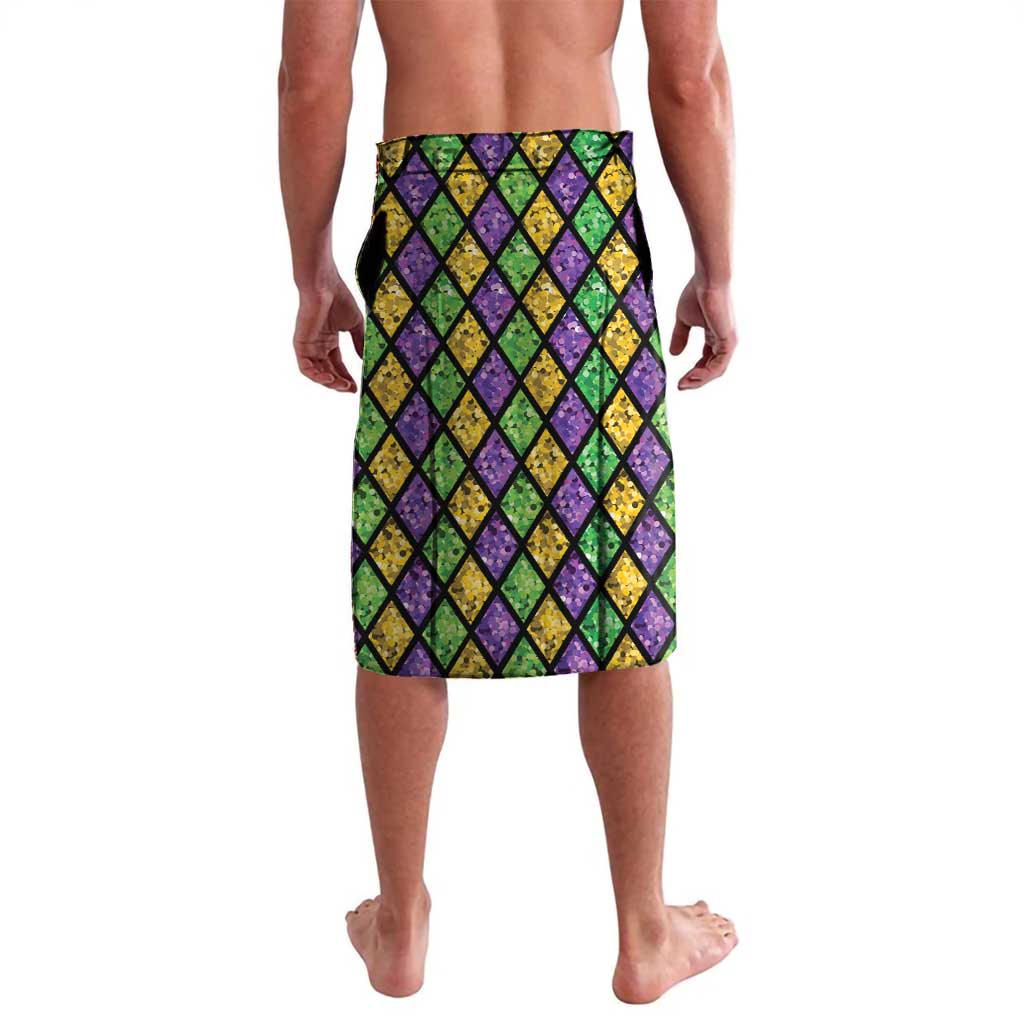 Mardi Gras Strings of Beads Lavalava - Wonder Print Shop