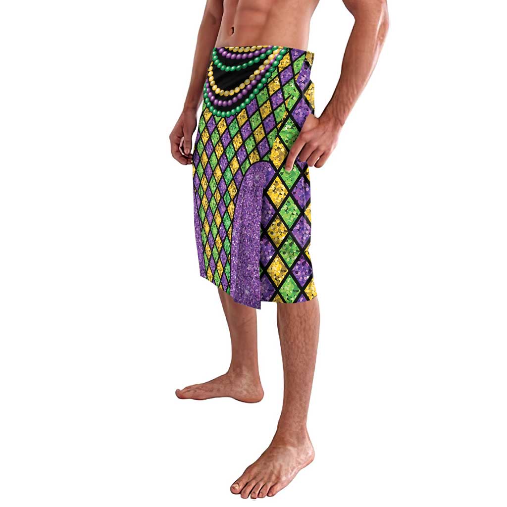 Mardi Gras Strings of Beads Lavalava - Wonder Print Shop
