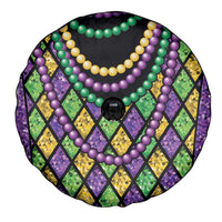 Mardi Gras Strings of Beads Spare Tire Cover - Wonder Print Shop