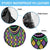 Mardi Gras Strings of Beads Spare Tire Cover - Wonder Print Shop