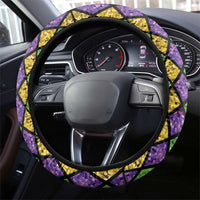 Mardi Gras Strings of Beads Steering Wheel Cover - Wonder Print Shop