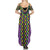 Mardi Gras Strings of Beads Summer Maxi Dress - Wonder Print Shop
