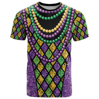 Mardi Gras Strings of Beads T Shirt - Wonder Print Shop