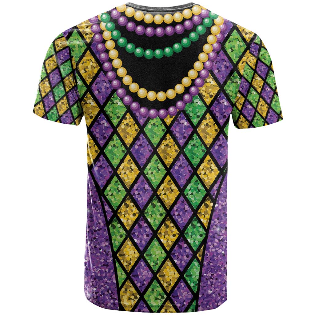 Mardi Gras Strings of Beads T Shirt - Wonder Print Shop