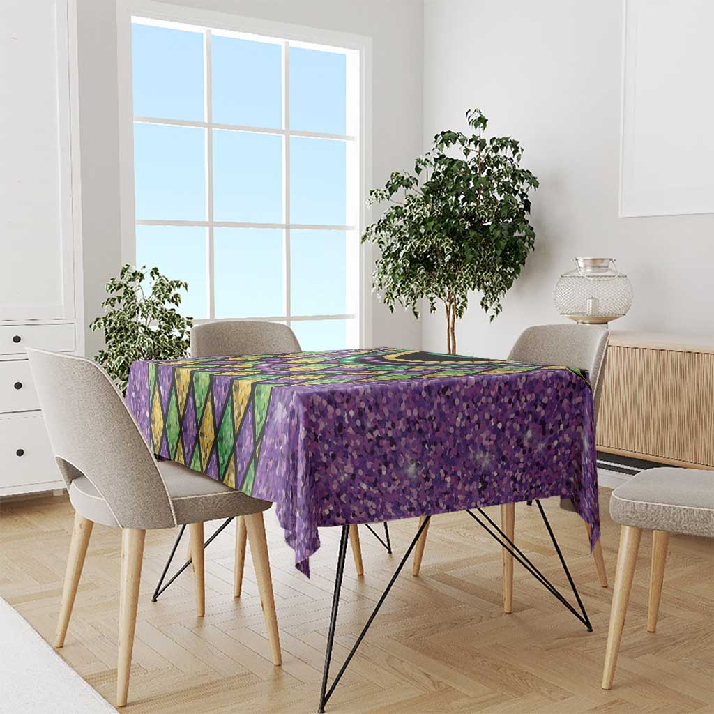 Mardi Gras Strings of Beads Tablecloth - Wonder Print Shop