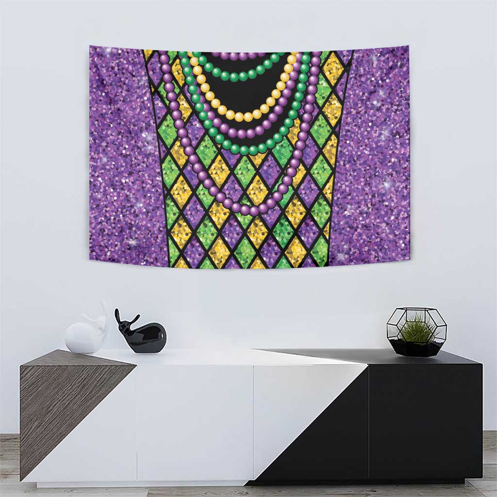 Mardi Gras Strings of Beads Tapestry - Wonder Print Shop