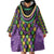 Mardi Gras Strings of Beads Wearable Blanket Hoodie - Wonder Print Shop