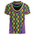 Mardi Gras Strings of Beads Women V-Neck T-Shirt - Wonder Print Shop