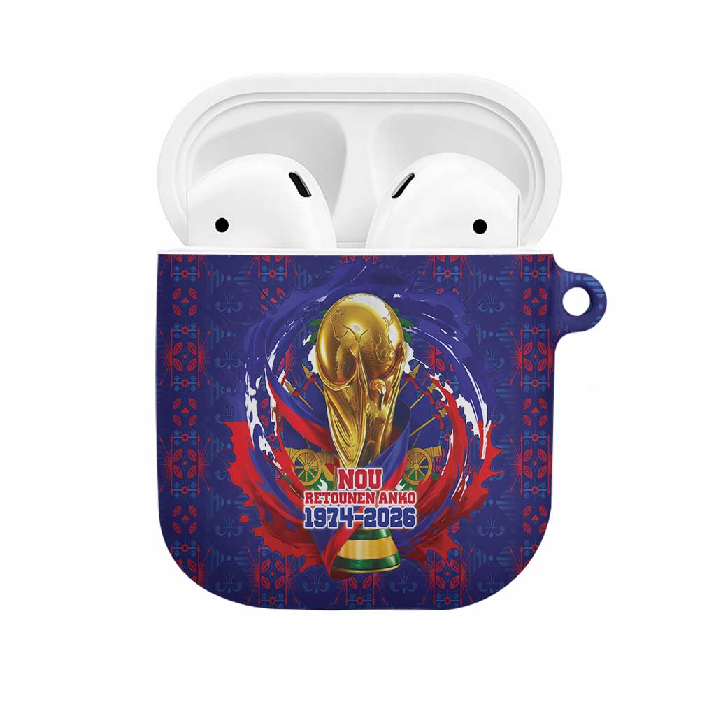 Haiti Grenadye Alaso AirPods Case Blue Nou Retounen Anko 1974-2026 - Wonder Print Shop