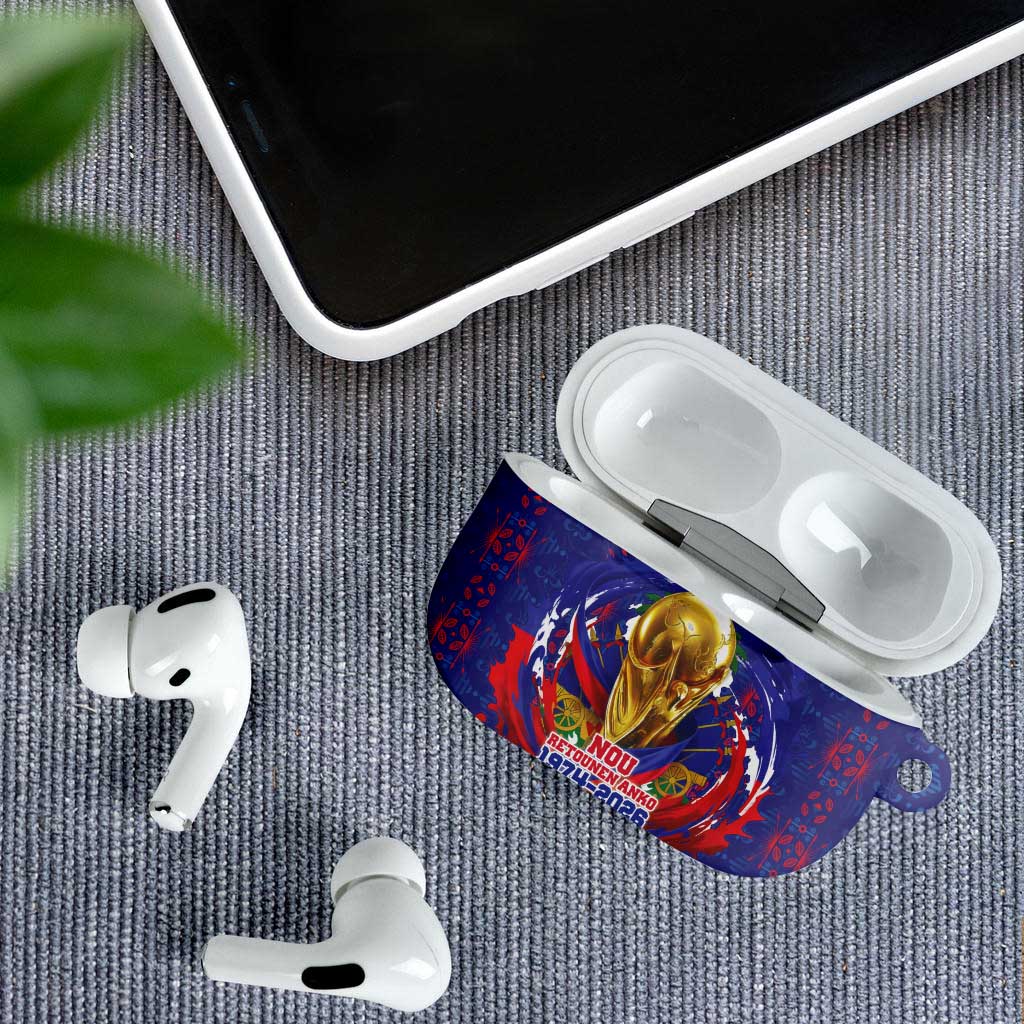 Haiti Grenadye Alaso AirPods Case Blue Nou Retounen Anko 1974-2026 - Wonder Print Shop