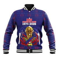 Custom Haiti Grenadye Alaso Baseball Jacket Blue Nou Retounen Anko 1974-2026 - Wonder Print Shop