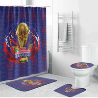 Haiti Grenadye Alaso Bathroom Set Blue Nou Retounen Anko 1974-2026 - Wonder Print Shop