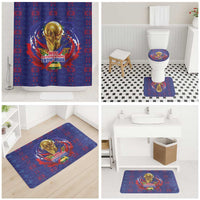 Haiti Grenadye Alaso Bathroom Set Blue Nou Retounen Anko 1974-2026 - Wonder Print Shop