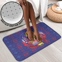 Haiti Grenadye Alaso Bathroom Set Blue Nou Retounen Anko 1974-2026 - Wonder Print Shop