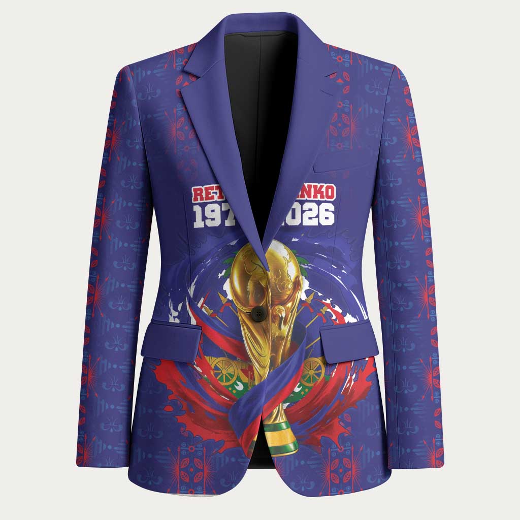 Custom Haiti Grenadye Alaso Blazer Blue Nou Retounen Anko 1974-2026 - Wonder Print Shop