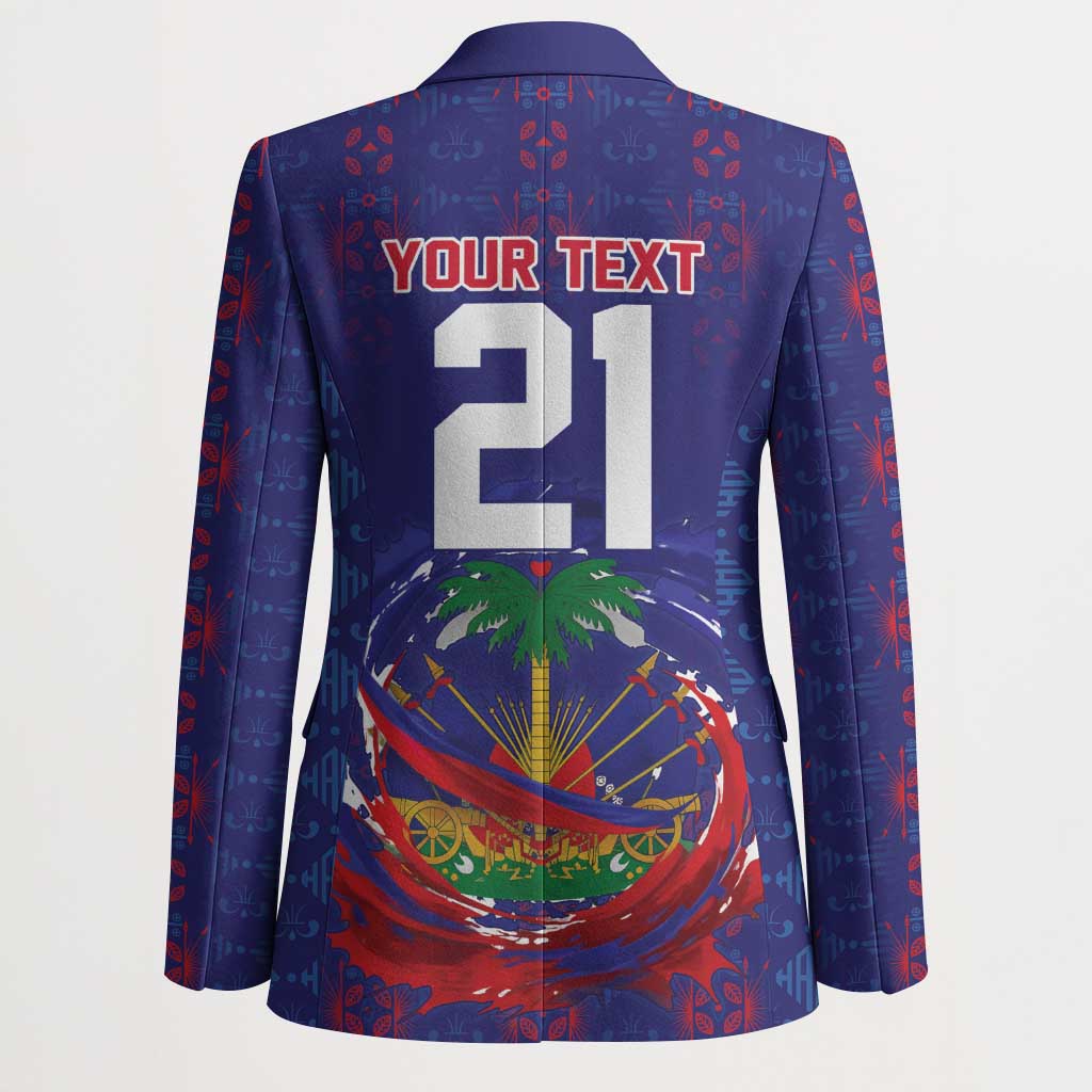 Custom Haiti Grenadye Alaso Blazer Blue Nou Retounen Anko 1974-2026 - Wonder Print Shop