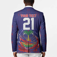 Custom Haiti Grenadye Alaso Blazer Blue Nou Retounen Anko 1974-2026 - Wonder Print Shop