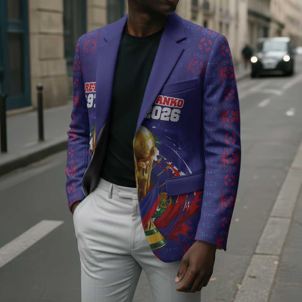 Custom Haiti Grenadye Alaso Blazer Blue Nou Retounen Anko 1974-2026 - Wonder Print Shop