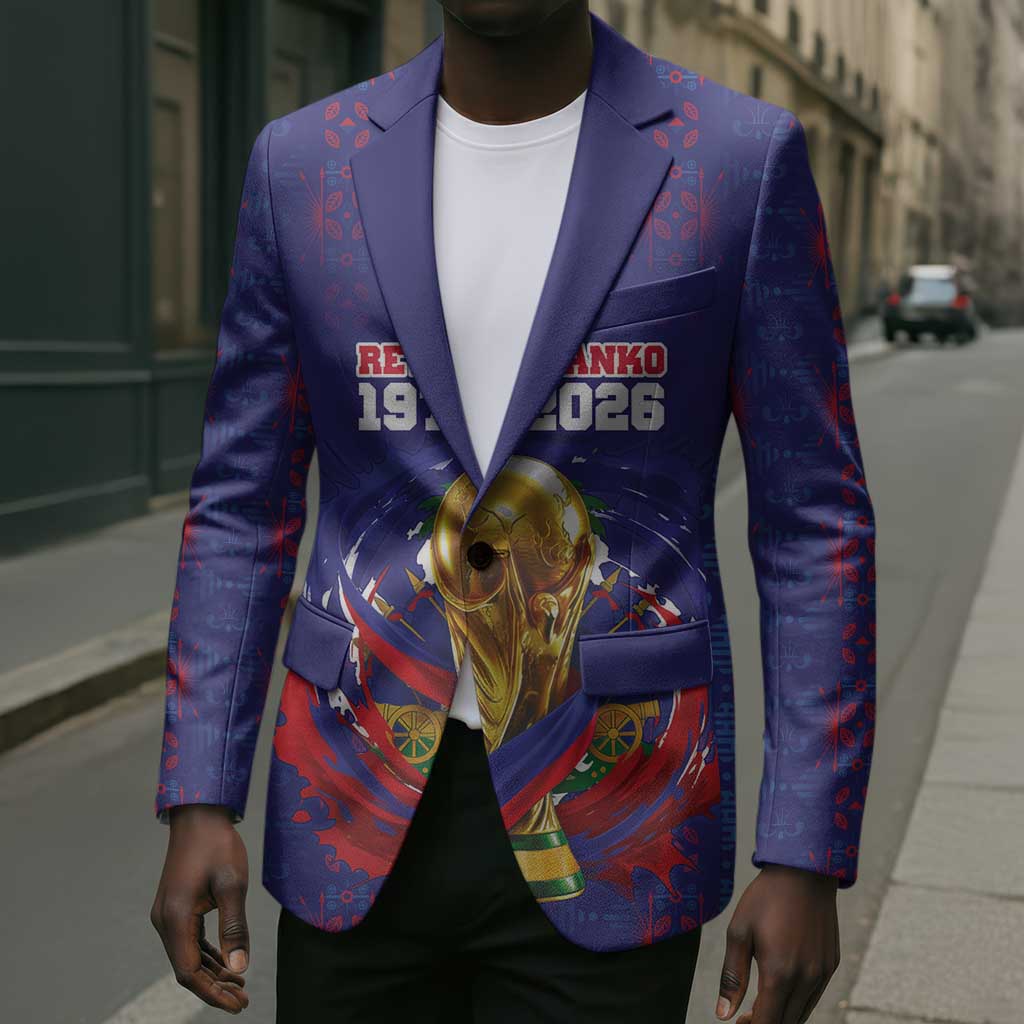 Custom Haiti Grenadye Alaso Blazer Blue Nou Retounen Anko 1974-2026 - Wonder Print Shop