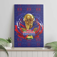 Haiti Grenadye Alaso Canvas Wall Art Blue Nou Retounen Anko 1974-2026 - Wonder Print Shop