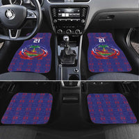 Custom Haiti Grenadye Alaso Car Mats Blue Nou Retounen Anko 1974-2026 - Wonder Print Shop