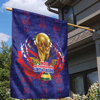 Haiti Grenadye Alaso Garden Flag Blue Nou Retounen Anko 1974-2026 - Wonder Print Shop