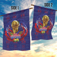 Haiti Grenadye Alaso Garden Flag Blue Nou Retounen Anko 1974-2026 - Wonder Print Shop