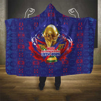 Haiti Grenadye Alaso Hooded Blanket Blue Nou Retounen Anko 1974-2026 - Wonder Print Shop