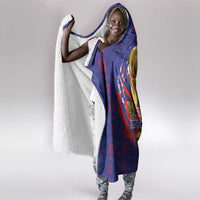 Haiti Grenadye Alaso Hooded Blanket Blue Nou Retounen Anko 1974-2026 - Wonder Print Shop