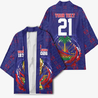 Custom Haiti Grenadye Alaso Kimono Blue Nou Retounen Anko 1974-2026 - Wonder Print Shop