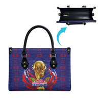 Haiti Grenadye Alaso Leather Bag Blue Nou Retounen Anko 1974-2026 - Wonder Print Shop
