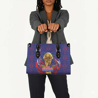 Haiti Grenadye Alaso Leather Bag Blue Nou Retounen Anko 1974-2026 - Wonder Print Shop