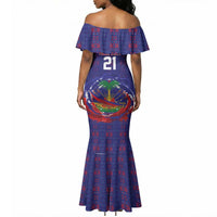 Custom Haiti Grenadye Alaso Mermaid Dress Blue Nou Retounen Anko 1974-2026 - Wonder Print Shop