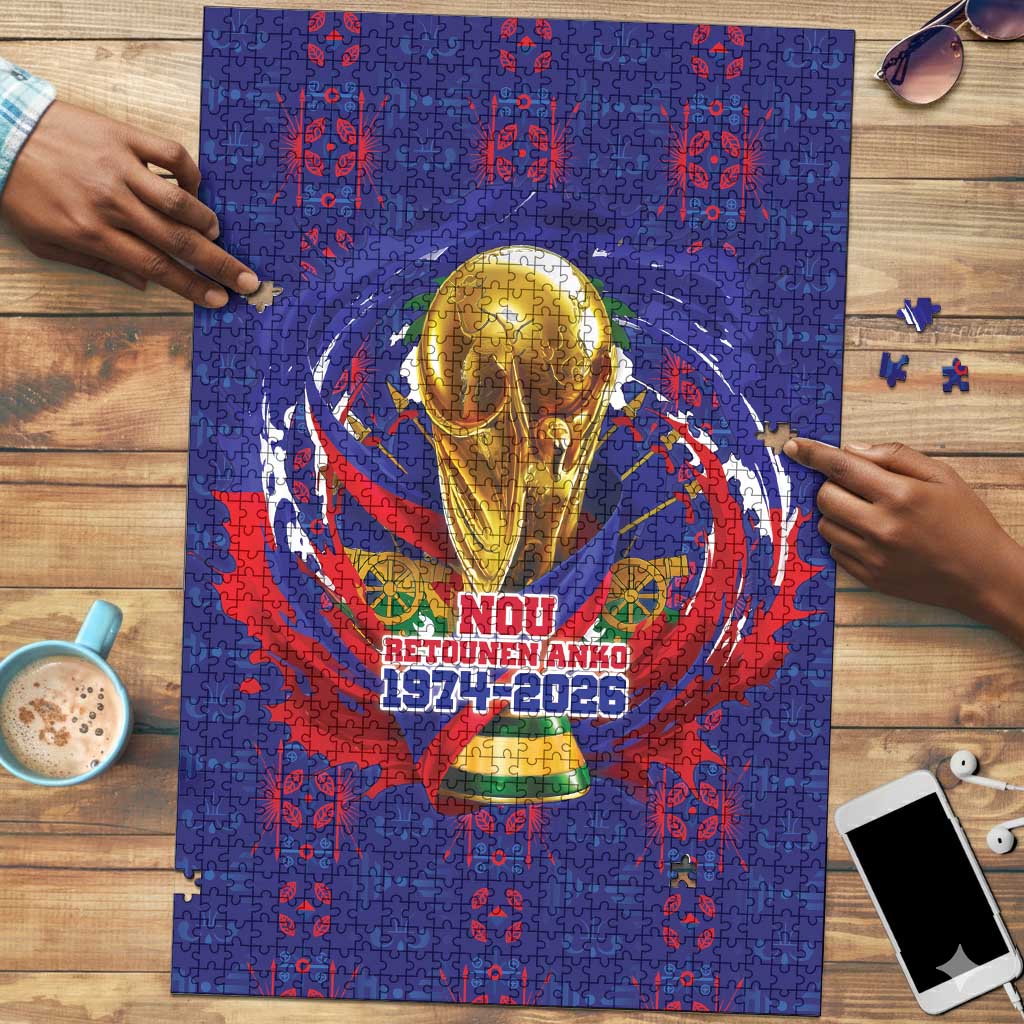 Haiti Grenadye Alaso Puzzle Blue Nou Retounen Anko 1974-2026 - Wonder Print Shop