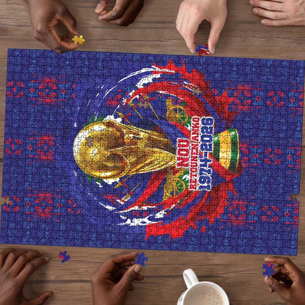 Haiti Grenadye Alaso Puzzle Blue Nou Retounen Anko 1974-2026 - Wonder Print Shop