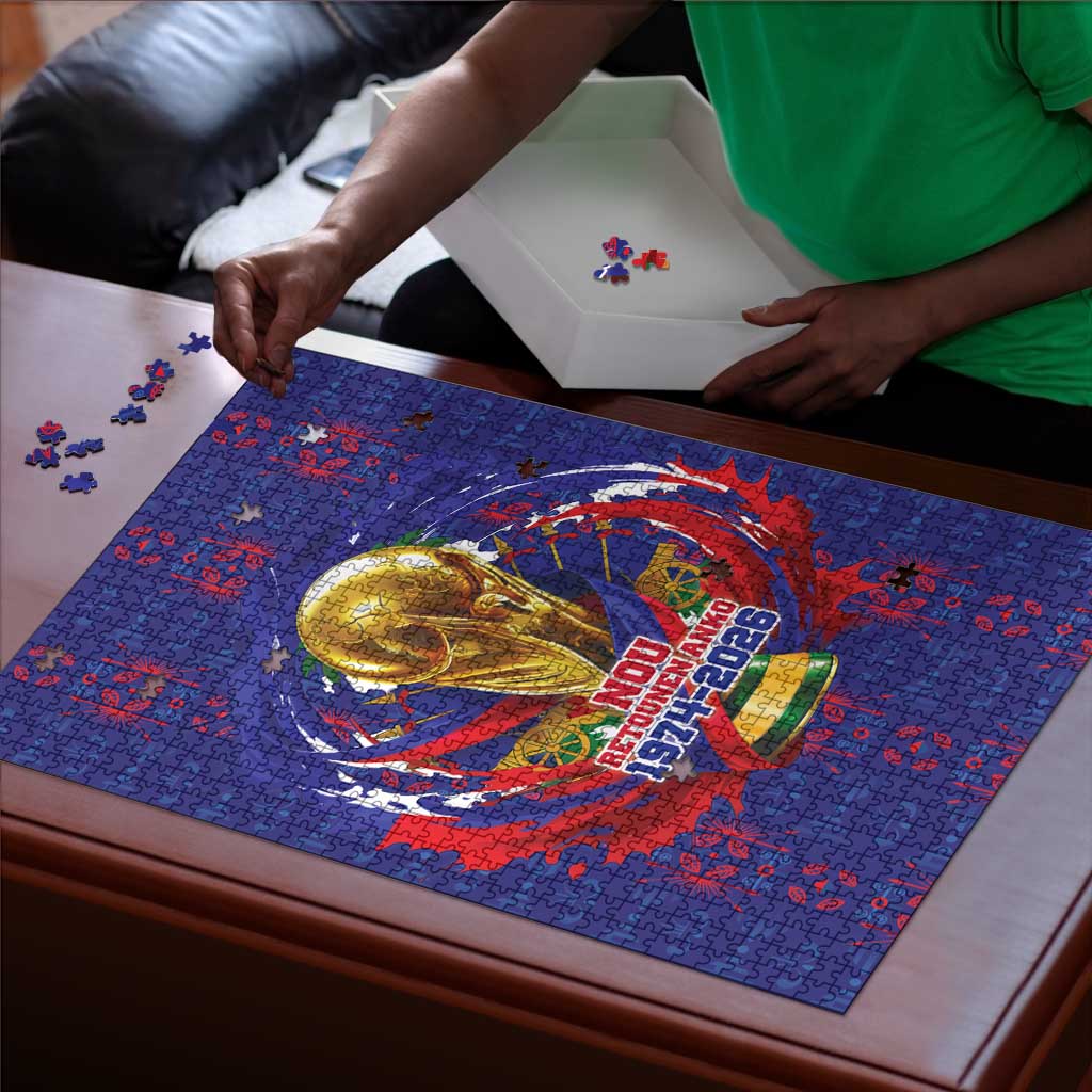 Haiti Grenadye Alaso Puzzle Blue Nou Retounen Anko 1974-2026 - Wonder Print Shop