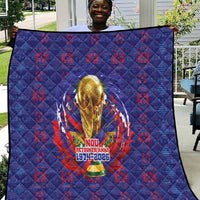 Haiti Grenadye Alaso Quilt Blue Nou Retounen Anko 1974-2026 - Wonder Print Shop