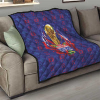 Haiti Grenadye Alaso Quilt Blue Nou Retounen Anko 1974-2026 - Wonder Print Shop