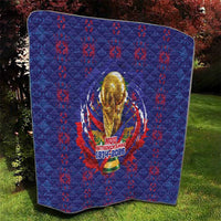 Haiti Grenadye Alaso Quilt Blue Nou Retounen Anko 1974-2026 - Wonder Print Shop