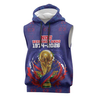 Custom Haiti Grenadye Alaso Sleeveless Hoodie Blue Nou Retounen Anko 1974-2026 - Wonder Print Shop