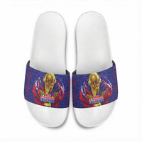Haiti Grenadye Alaso Slide Sandals Blue Nou Retounen Anko 1974-2026 - Wonder Print Shop