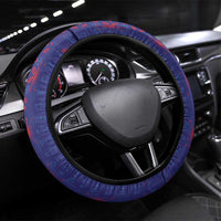 Haiti Grenadye Alaso Steering Wheel Cover Blue Nou Retounen Anko 1974-2026 - Wonder Print Shop