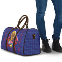 Haiti Grenadye Alaso Travel Bag Blue Nou Retounen Anko 1974-2026 - Wonder Print Shop