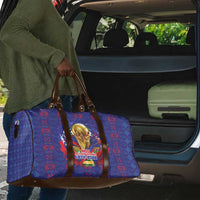 Haiti Grenadye Alaso Travel Bag Blue Nou Retounen Anko 1974-2026 - Wonder Print Shop