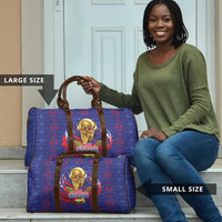 Haiti Grenadye Alaso Travel Bag Blue Nou Retounen Anko 1974-2026 - Wonder Print Shop