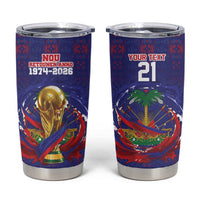 Custom Haiti Grenadye Alaso Tumbler Cup Blue Nou Retounen Anko 1974-2026 - Wonder Print Shop