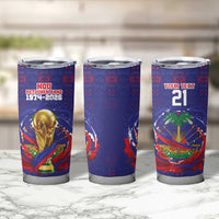 Custom Haiti Grenadye Alaso Tumbler Cup Blue Nou Retounen Anko 1974-2026 - Wonder Print Shop