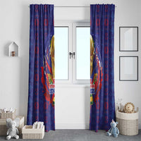 Haiti Grenadye Alaso Window Curtain Blue Nou Retounen Anko 1974-2026 - Wonder Print Shop