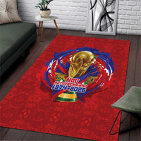 Haiti Grenadye Alaso Area Rug Red Nou Retounen Anko 1974-2026 - Wonder Print Shop