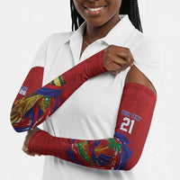 Custom Haiti Grenadye Alaso Arm Sleeves Red Nou Retounen Anko 1974-2026 - Wonder Print Shop